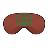 Custom Coral Red Emerald Green Sleep Mask