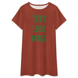 Custom Coral Red Emerald Green Nachthemd