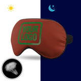 Custom Coral Red Emerald Green Sleep Mask