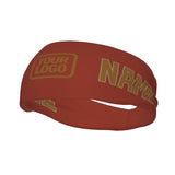 Custom Coral Red Khaki Sports headband