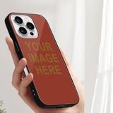 Custom Coral Red Khaki Phone Case
