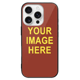 Custom Coral Red Light Yellow Phone Case