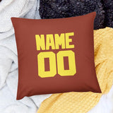 Custom Coral Red Light Yellow Pillowcase