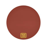 Custom Coral Red Light Yellow Round Table Cloth