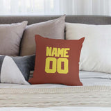 Custom Coral Red Light Yellow Pillowcase