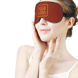 Custom Coral Red Orange Sleep Mask