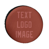 Custom Coral Red Copper Rose Truck Tires