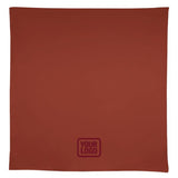 Custom Coral Red Copper Rose Square Table Cloth