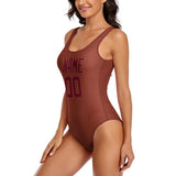 Custom Coral Red Crimson Red Swimsuit