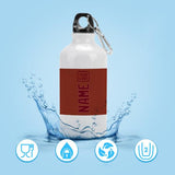Custom Coral Red Crimson Red Sports Bottle