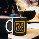 Custom Black Yellow Mug