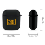 Custom Black Yellow AirPods Case