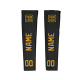 Custom Black Yellow Arm Sleeve