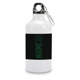 Custom Black Green Sports Bottle