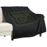 Custom Black Olive Blanket