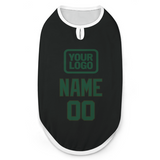Custom Black Green Pet Vest