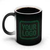 Custom Black Green Magic Mug