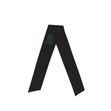 Custom Black Green Headband