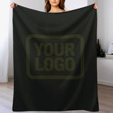 Custom Black Olive Blanket