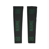 Custom Black Green Arm Sleeve