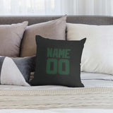 Custom Black Green Pillowcase