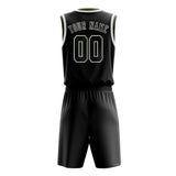 Custom Black Olive Basketball Set