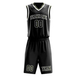 Custom Black Olive Basketball Set