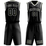 Custom Black Olive Basketball Set
