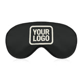 Custom Black Cream Sleep Mask
