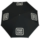 Custom Black Cream Automatic Umbrella