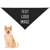 Custom Black Cream Pet Scarf