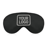 Custom Black Gray Sleep Mask
