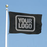 Custom Black Gray Flag