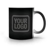 Custom Black Dark Grey Magic Mug