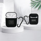 Custom Black Dark Grey AirPods Case