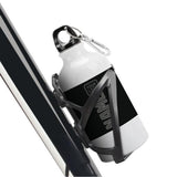 Custom Black Dark Grey Sports Bottle
