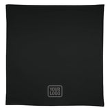 Custom Black Gray Square Table Cloth