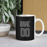 Custom Black Dark Grey Mug