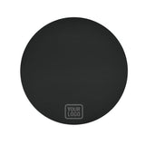 Custom Black Dark Grey Round Table Cloth