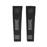 Custom Black Dark Grey Arm Sleeve