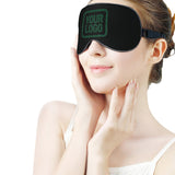 Custom Black Green Sleep Mask