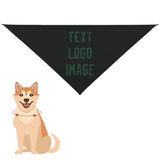 Custom Black Green Pet Scarf
