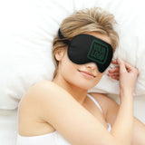 Custom Black Green Sleep Mask