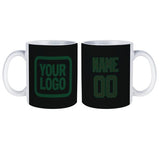 Custom Black Dark Green Mug