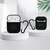 Custom Black Dark Green AirPods Case