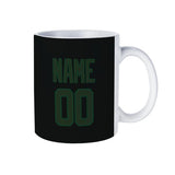Custom Black Dark Green Mug