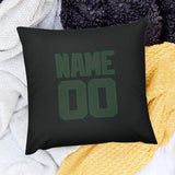 Custom Black Dark Green Pillowcase