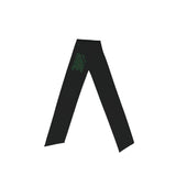 Custom Black Dark Green Headband