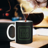 Custom Black Dark Green Mug