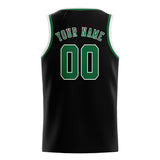 Custom Black & Green Colors Design Sports Basketball Jersey